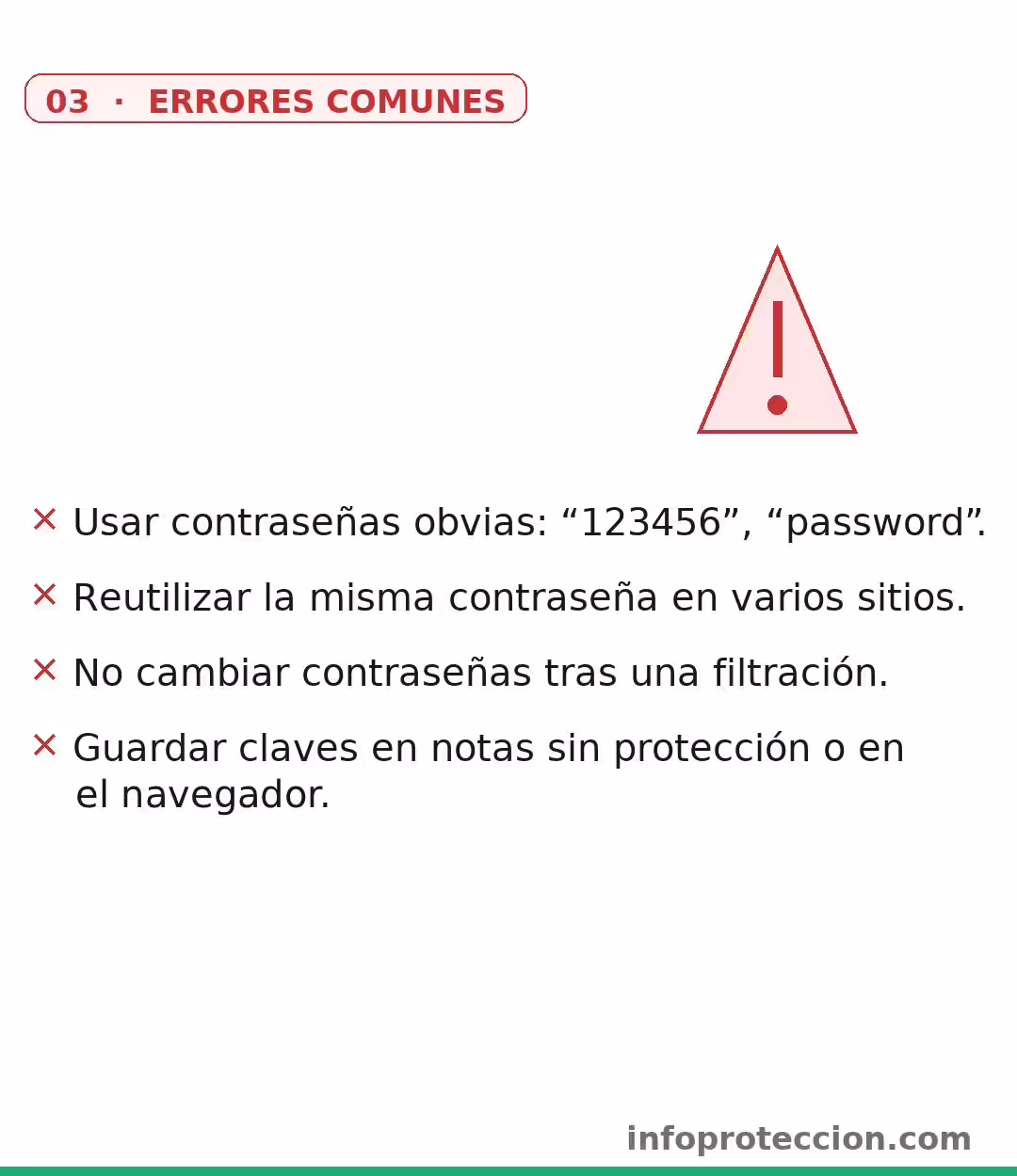 Infografia contraseñas errores 03