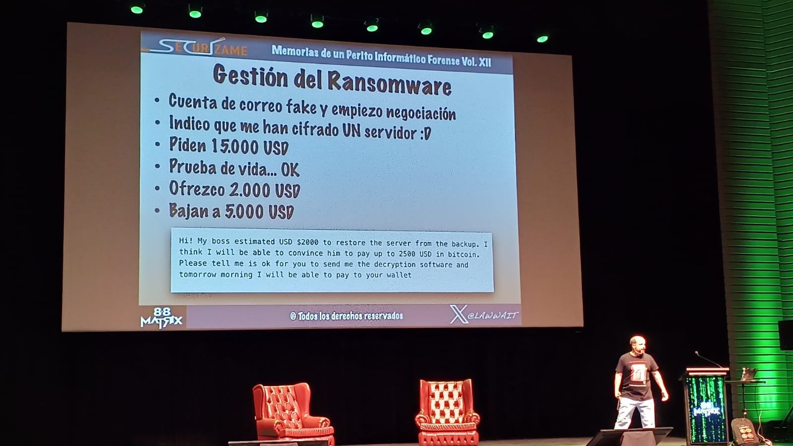 Negociación ransomware 1